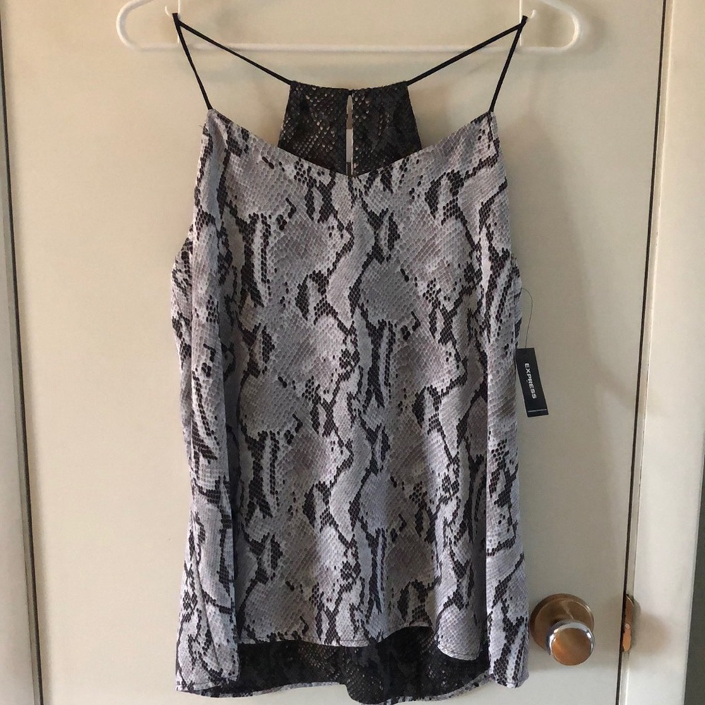 Snake print cami